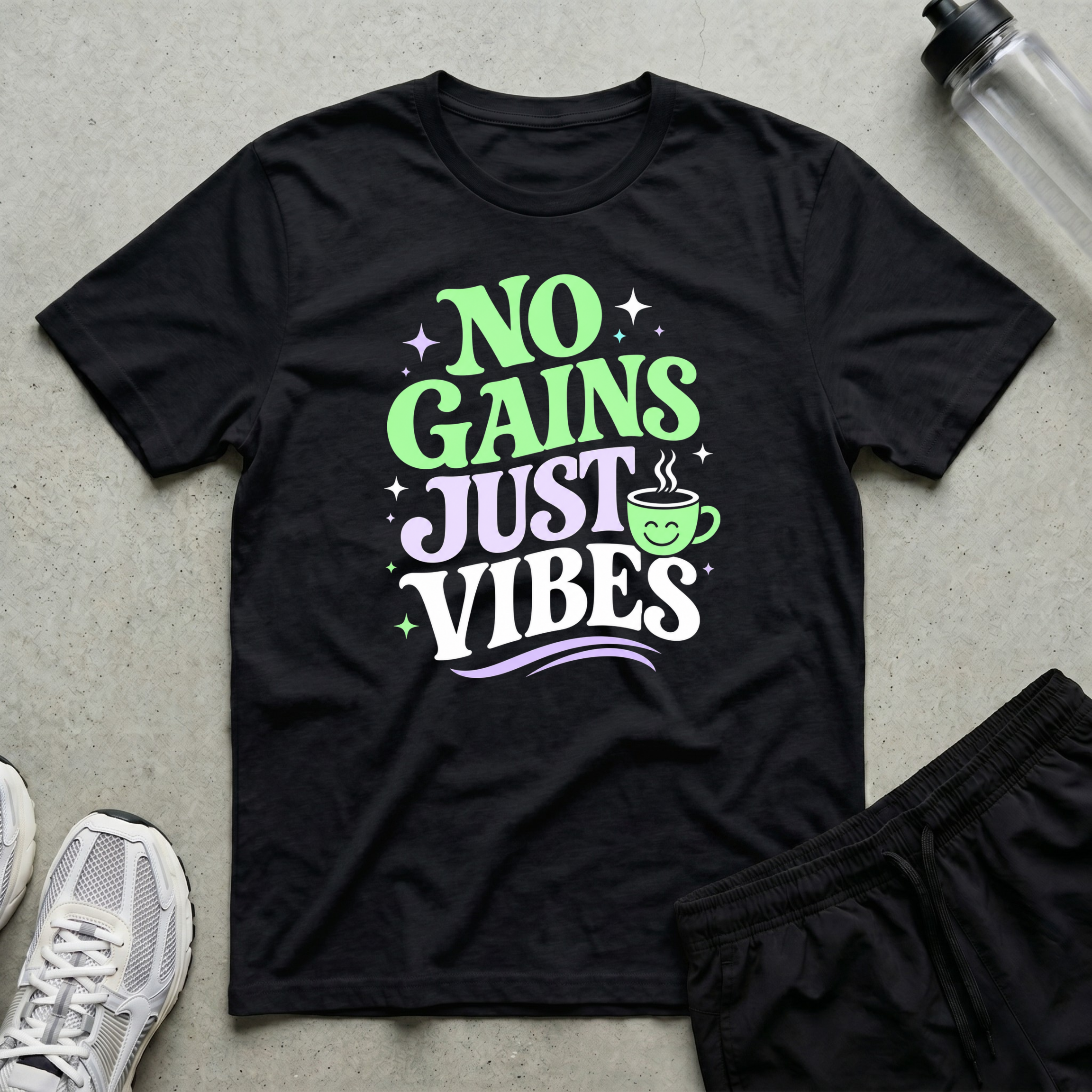 No Gains Just Vibes T-Shirt