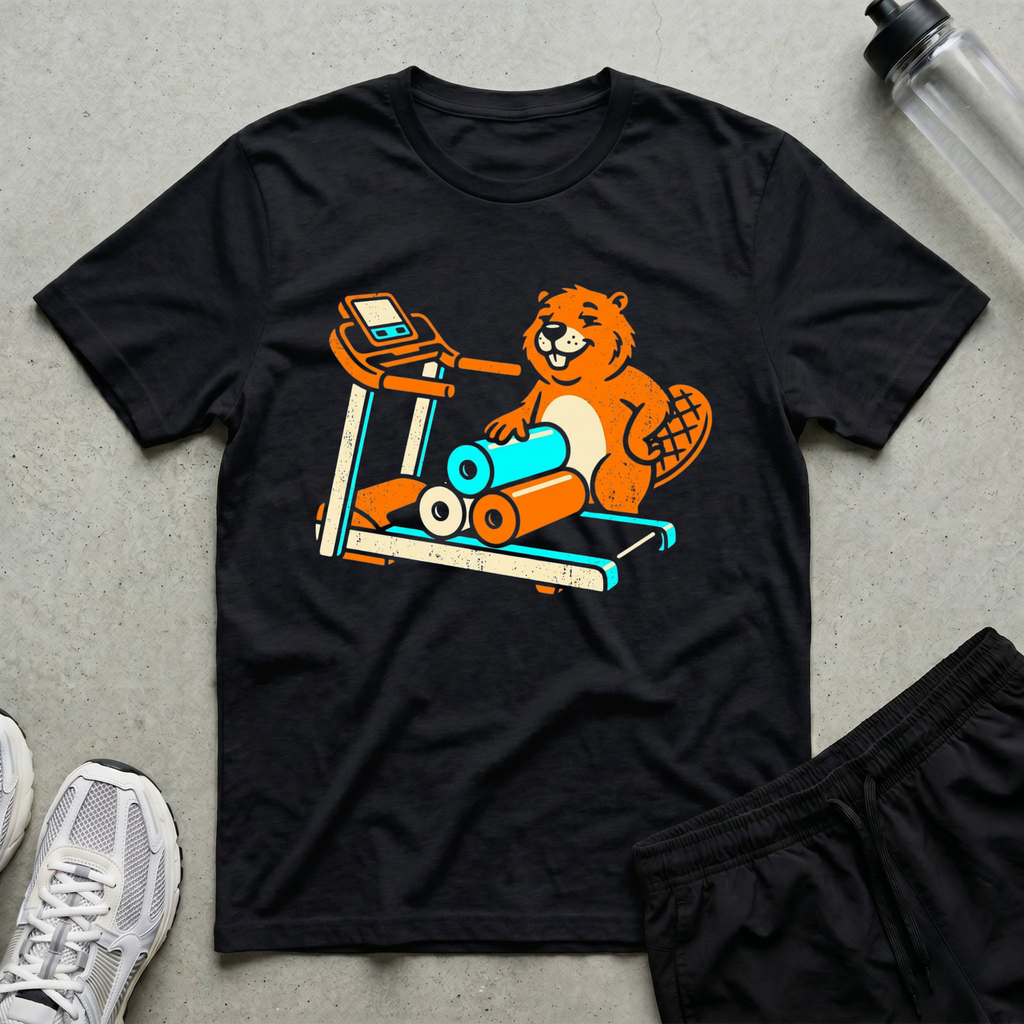 Foam Roller Beaver T-Shirt