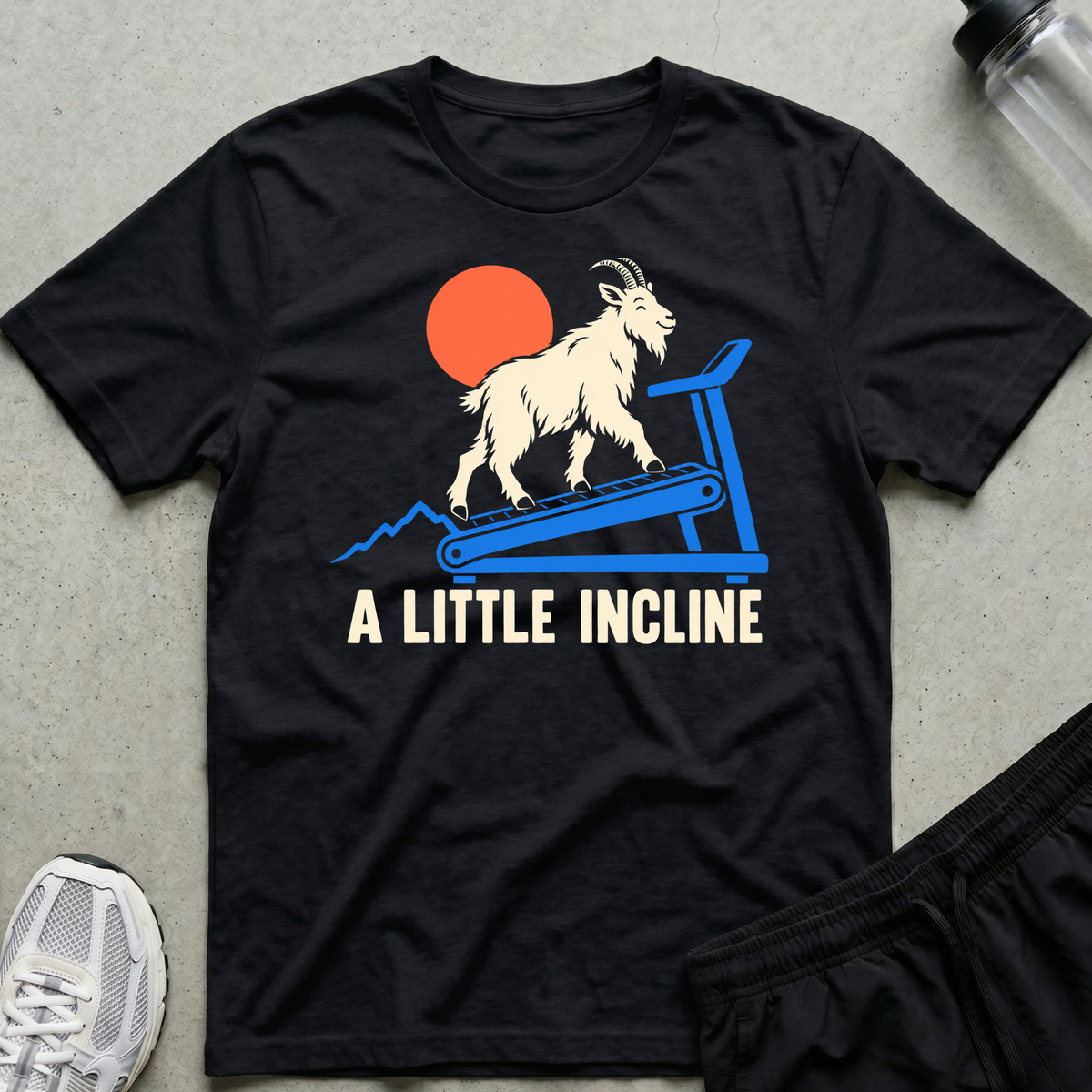 A Little Incline T-Shirt - Black