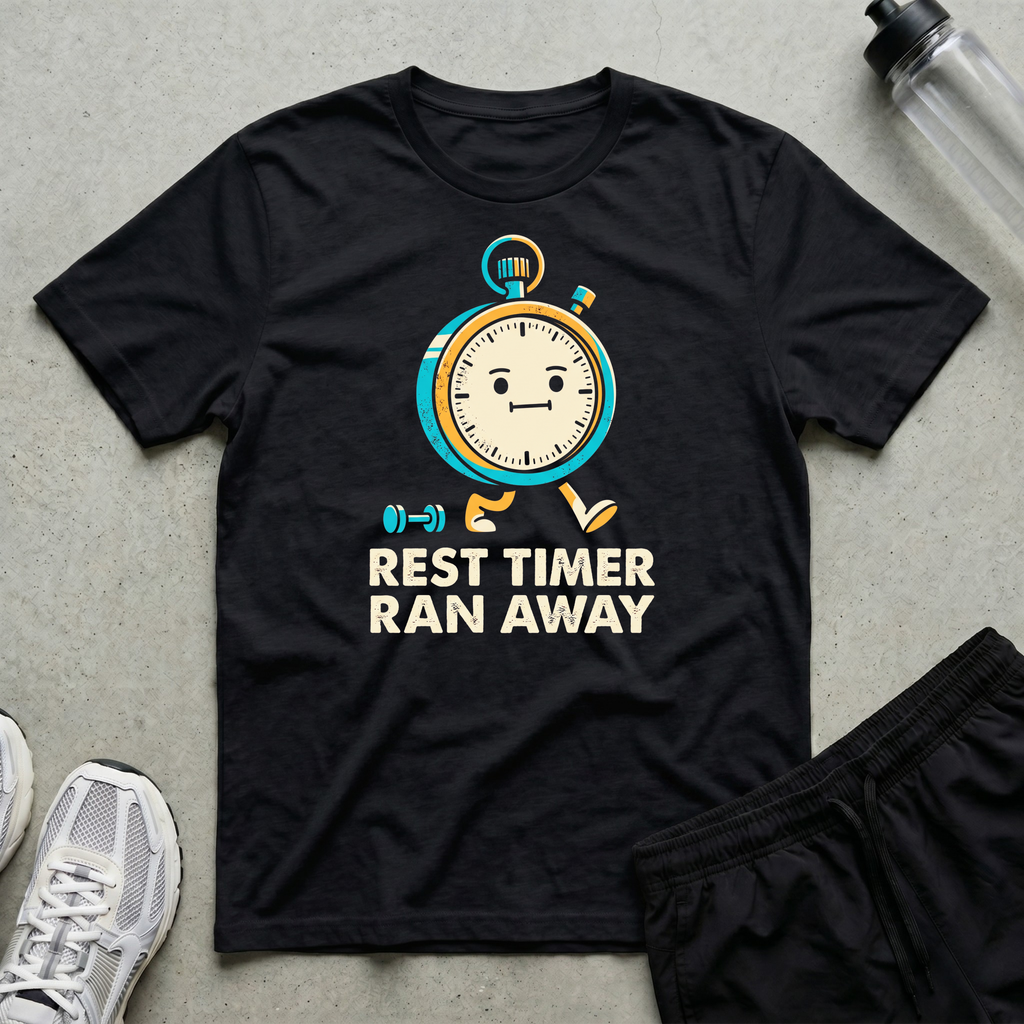 Rest Timer Ran Away T-Shirt
