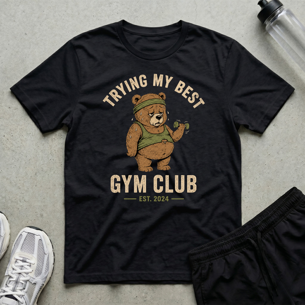 Try My Best Bear T-Shirt
