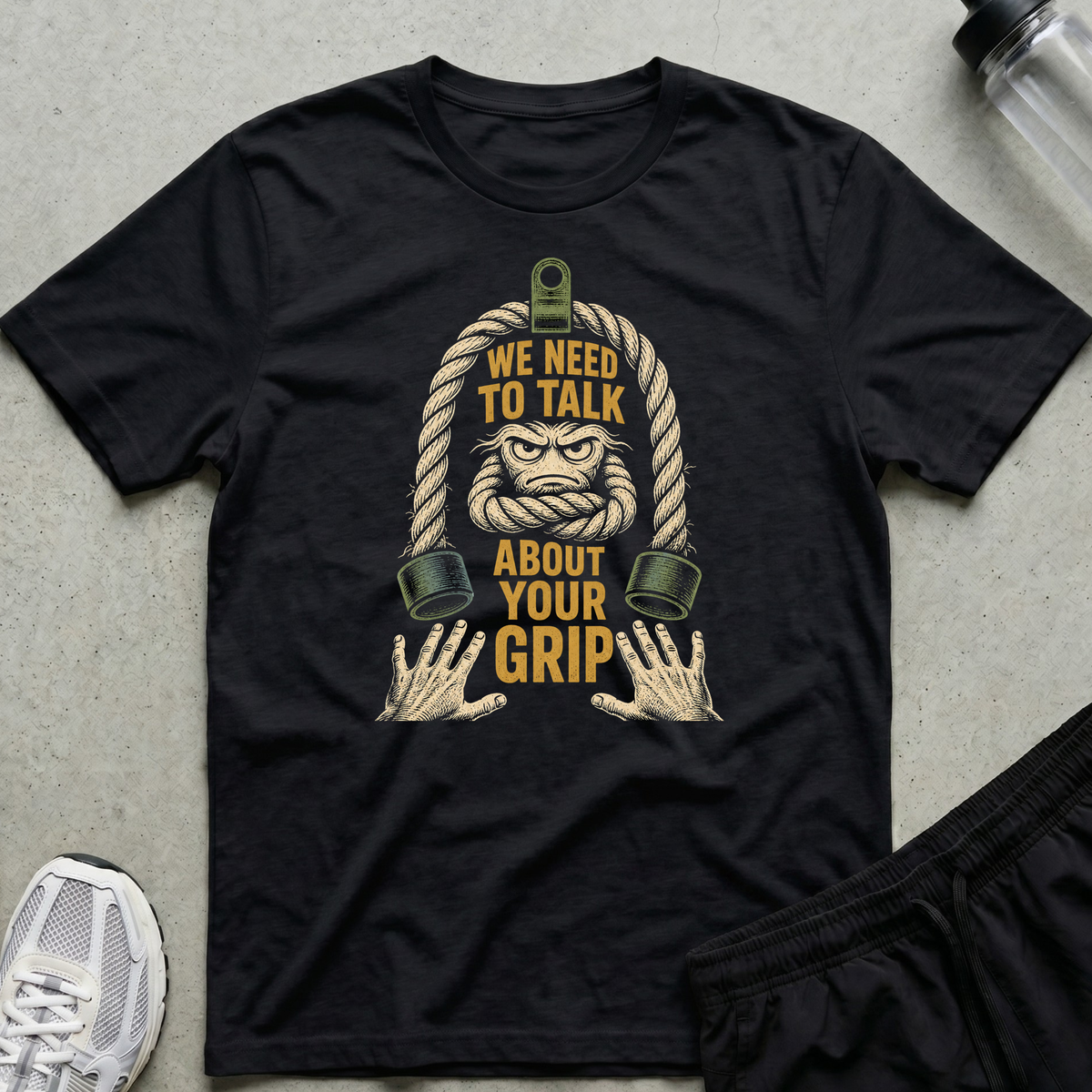 About Your Grip T-Shirt - Black
