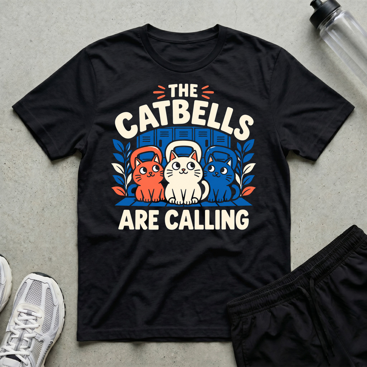 Catbells Are Calling T-Shirt - Black
