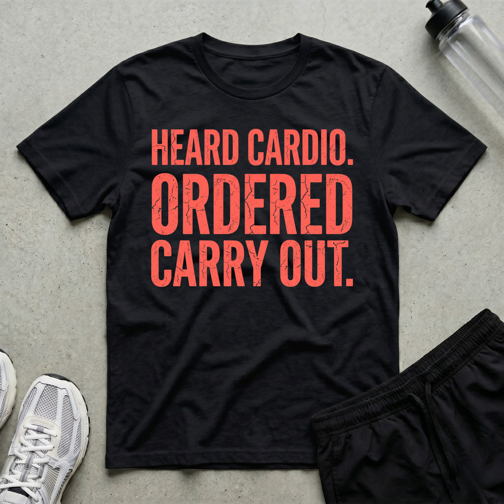 Heard Cardio Ordered Carry Out T-Shirt