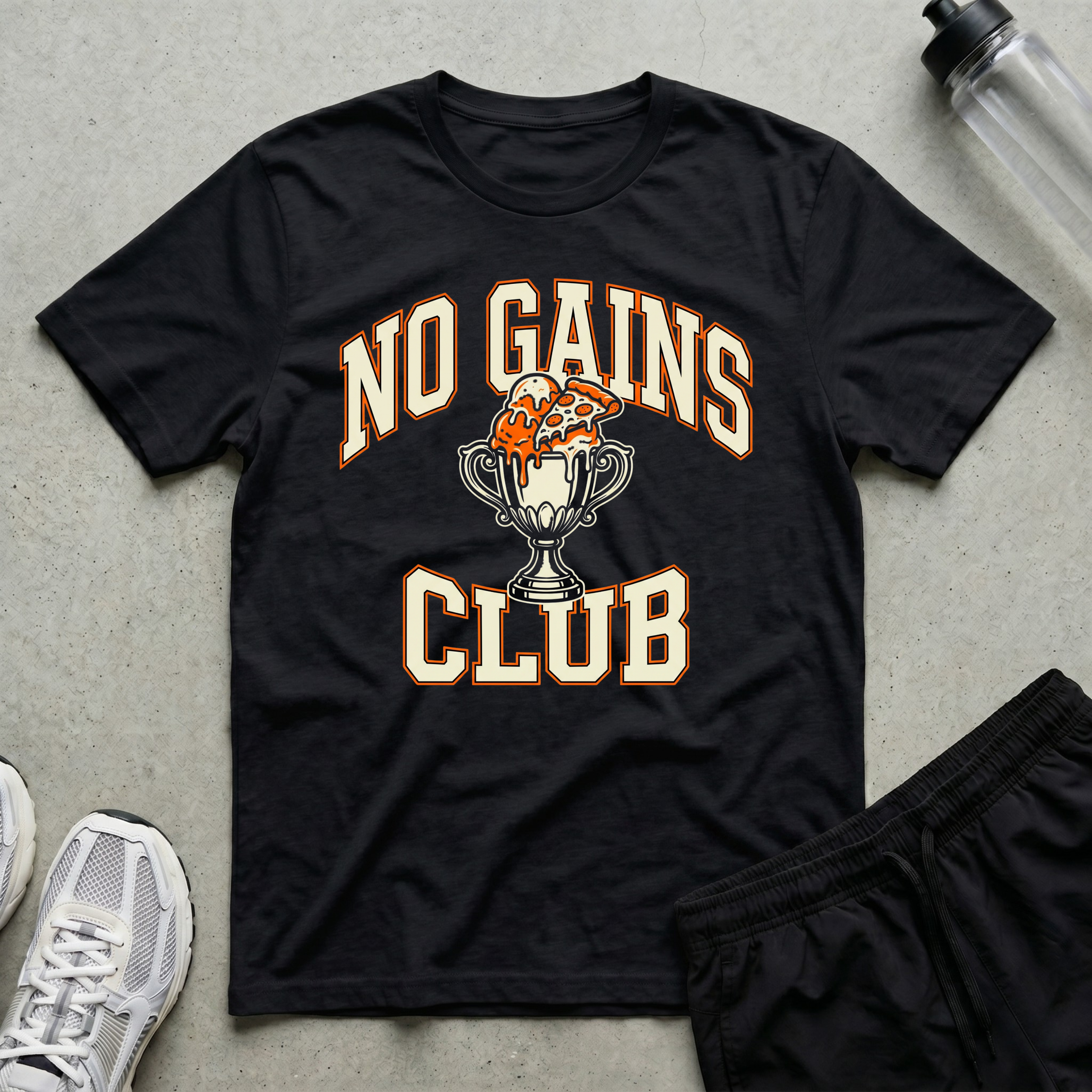 No Gains Trophy T-Shirt