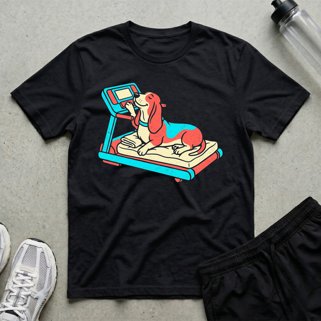 Basset Bed Mode T-Shirt