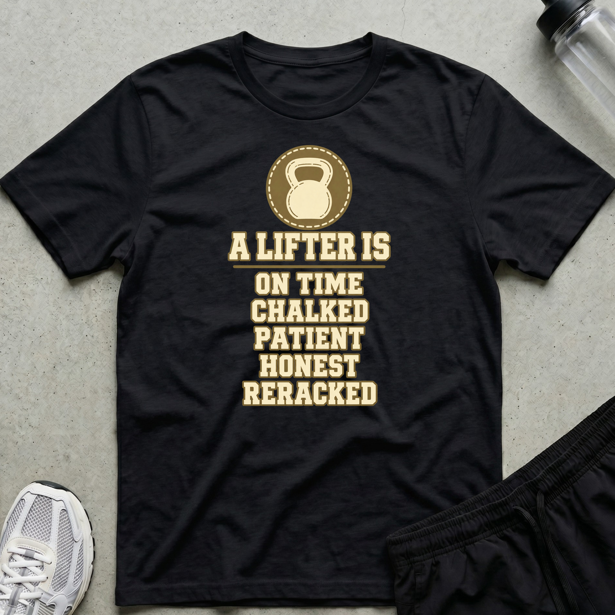 A Lifter Is T-Shirt - Black