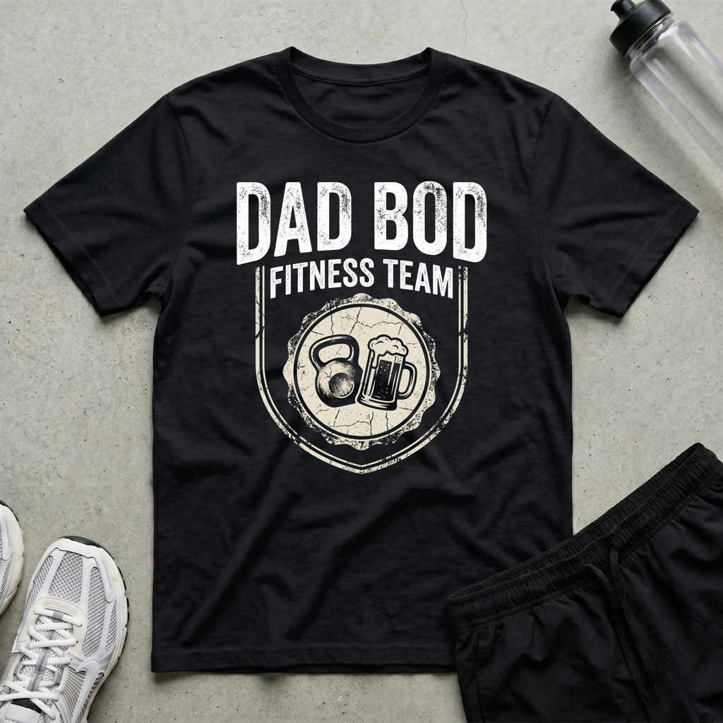 Dad Bod Fitness Team T-Shirt