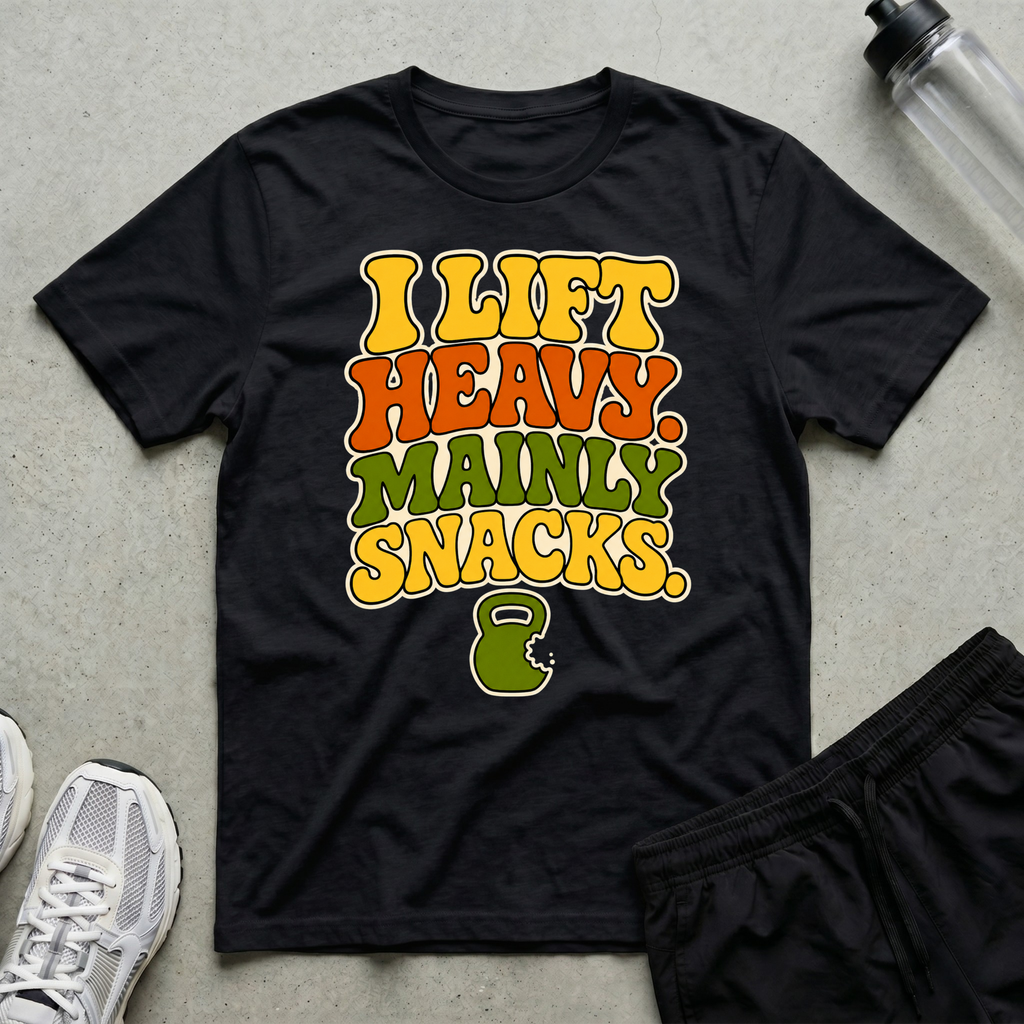 I Lift Mainly snacks T-Shirt