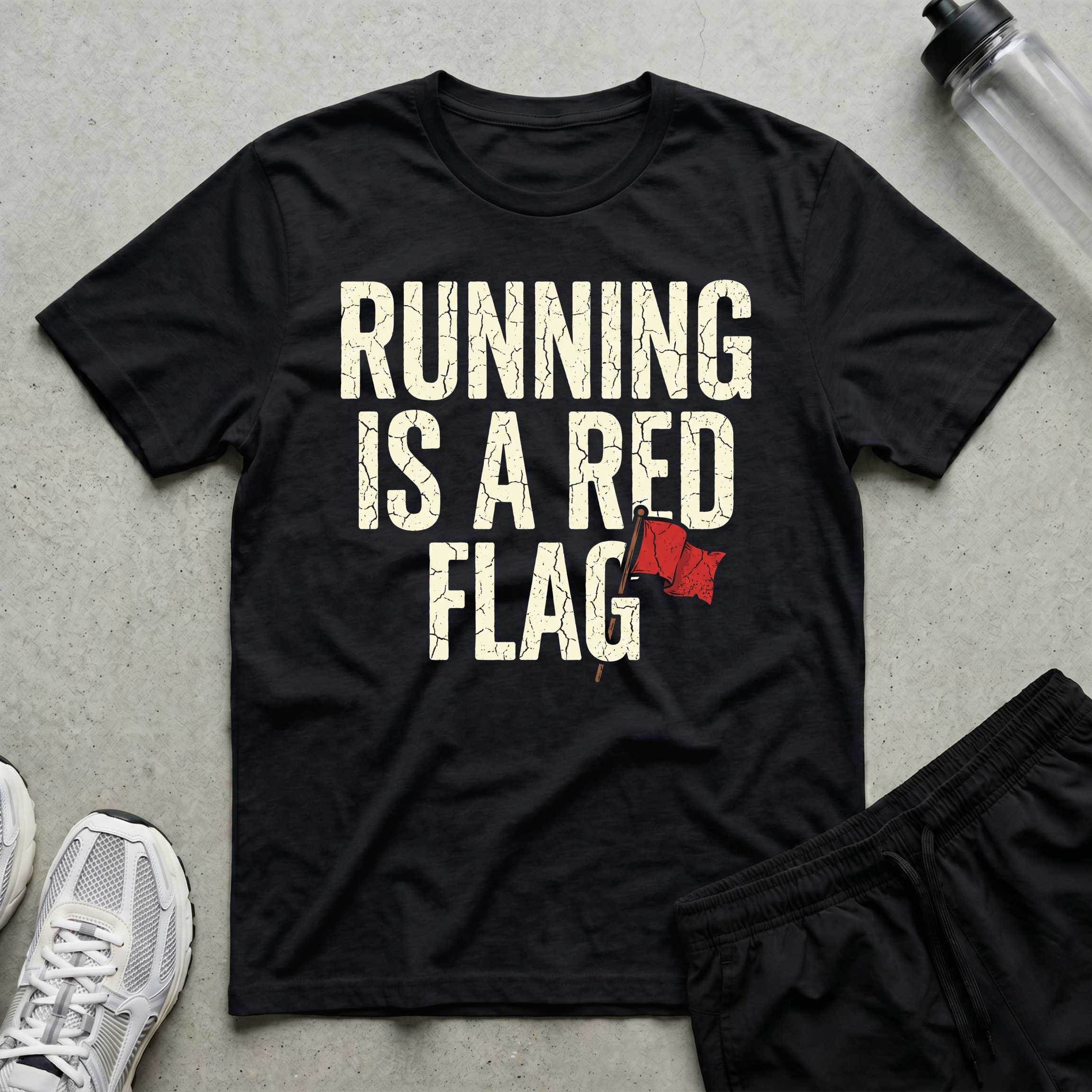 Running Red Flag T-Shirt