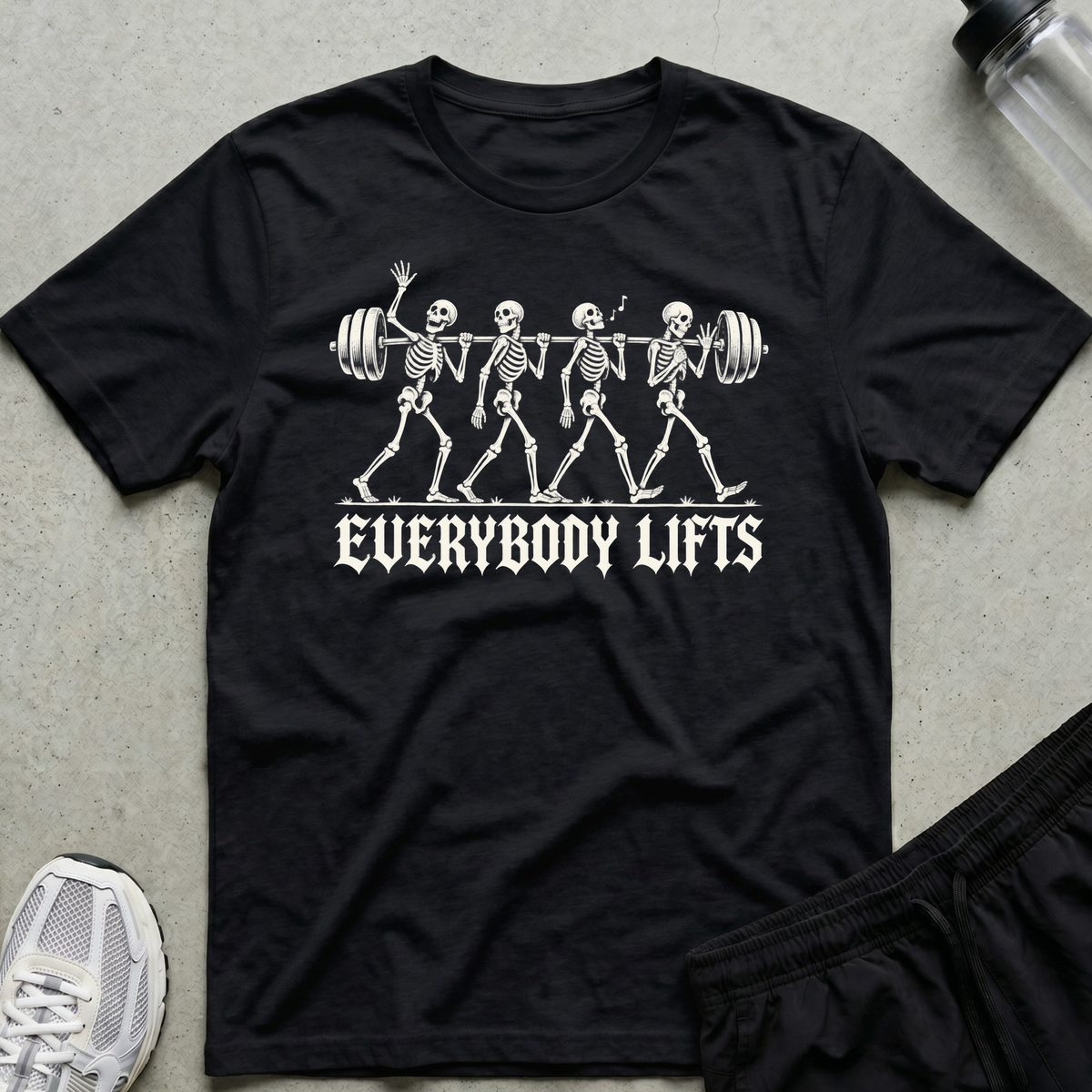 Everybody Lifts T-Shirt - Black