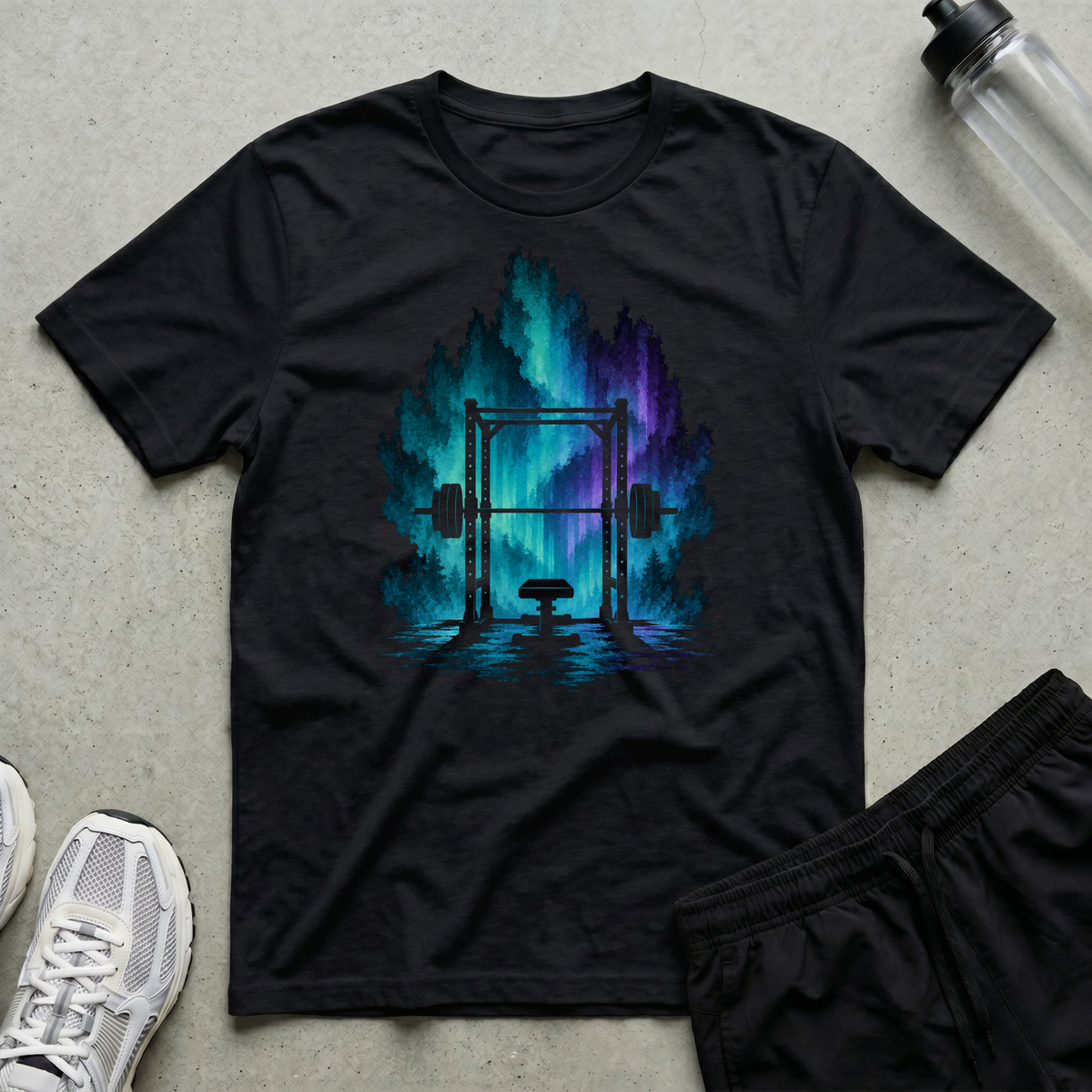 Aurora Rack T-Shirt - Black