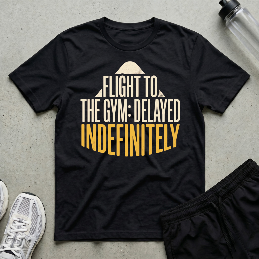 Flight Status Gym Delayed T-Shirt
