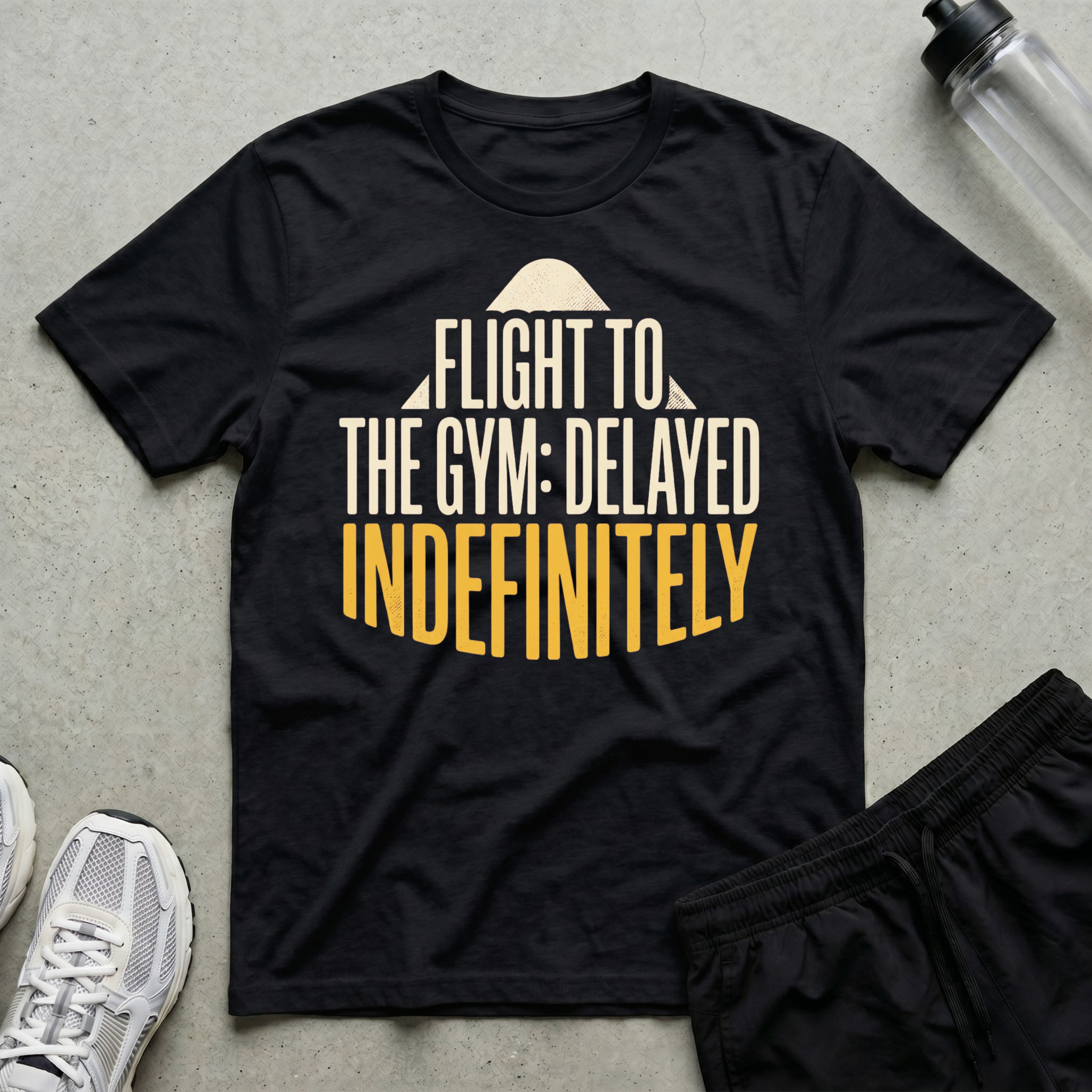 Flight Status Gym Delayed T-Shirt