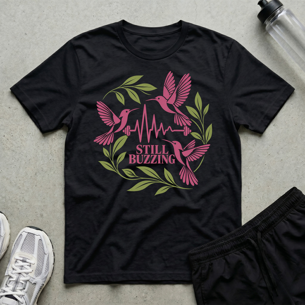 Still Buzzing T-Shirt - Black