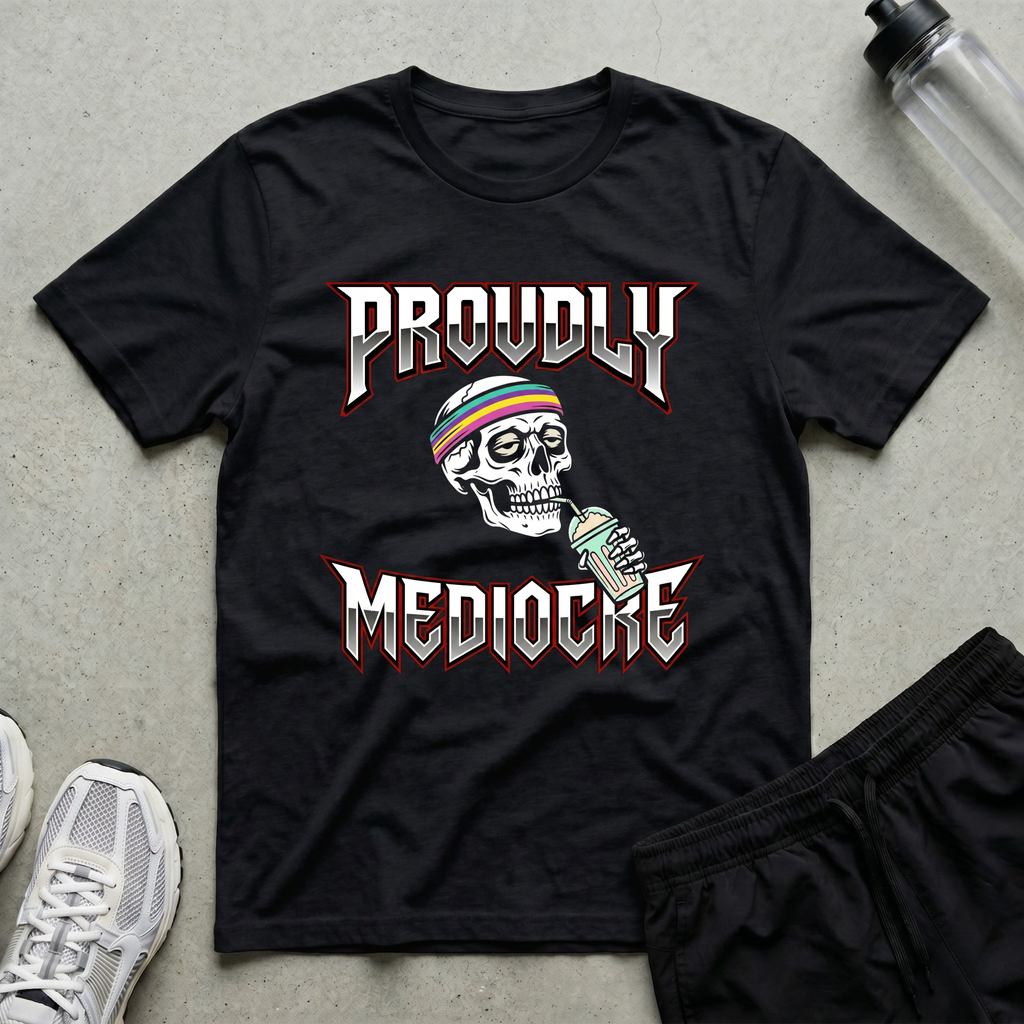 Proudly Mediocre Skull T-Shirt