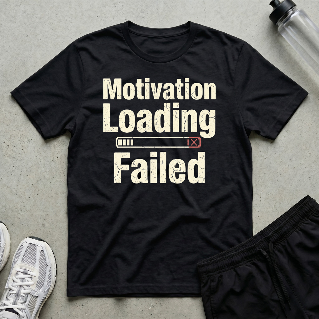 Motivation Loading Failed T-Shirt