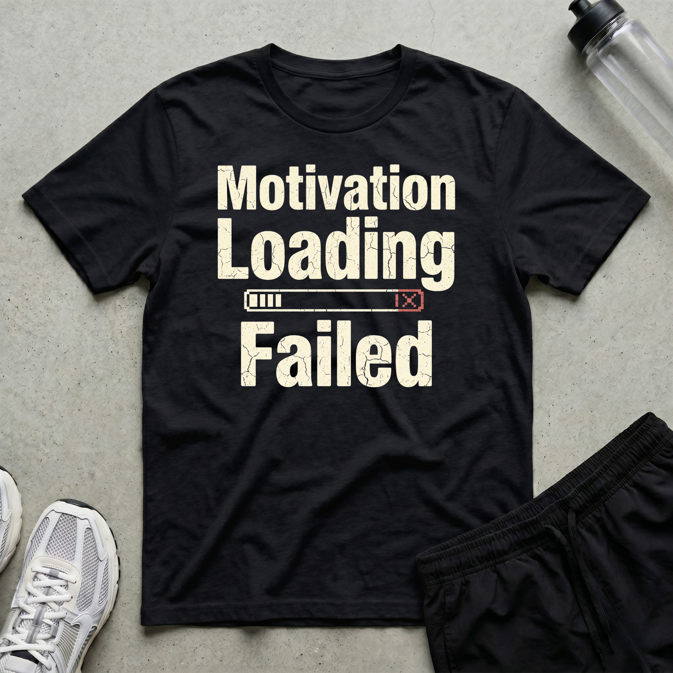 Motivation Loading Failed T-Shirt