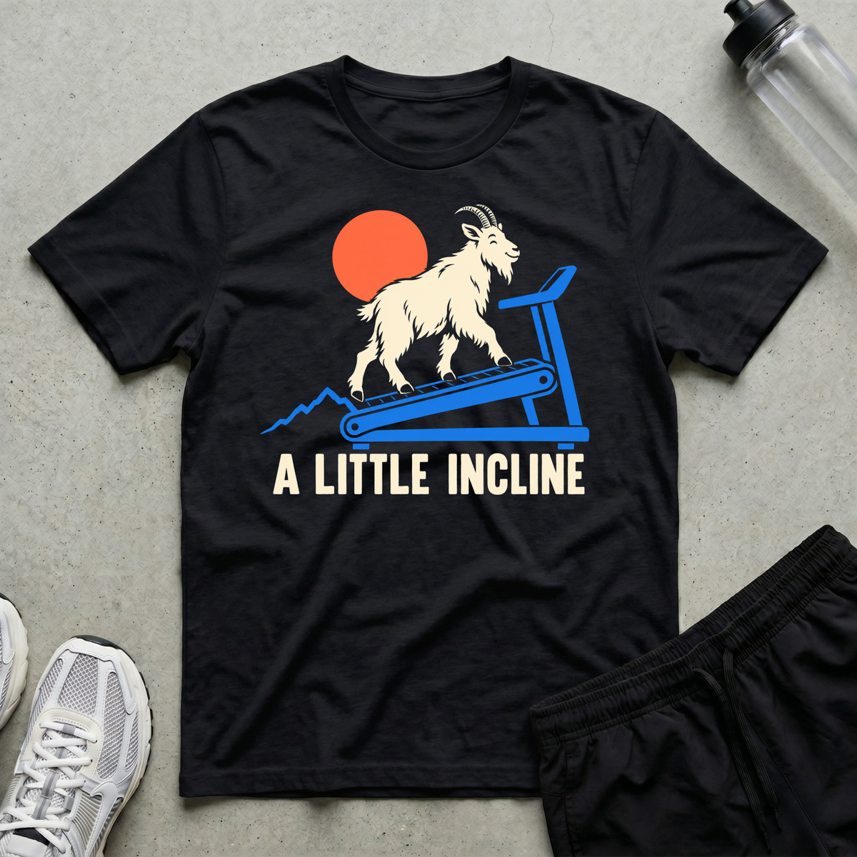 A Little Incline T-Shirt - Black
