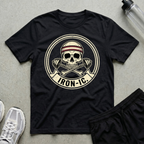 Skull Barbell Ironic T-Shirt