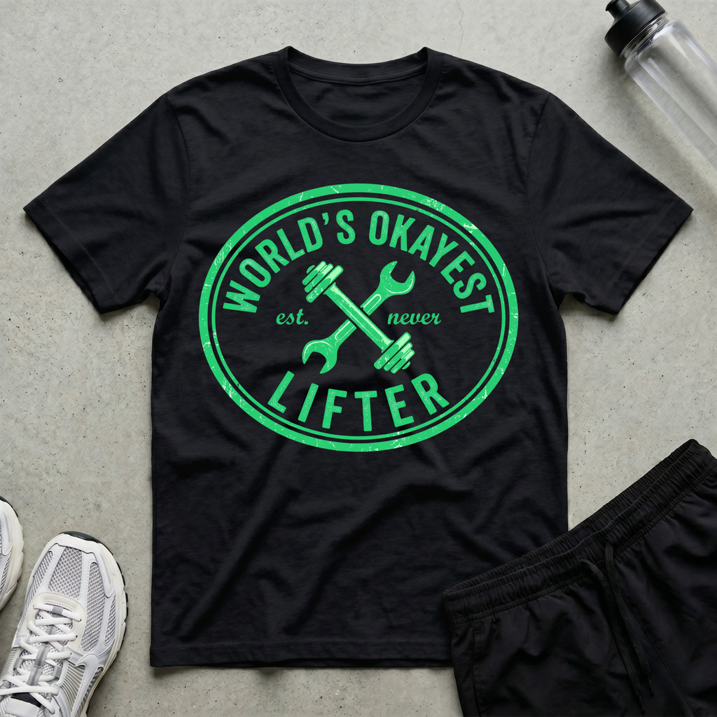 Worlds Okayest Lifter T-Shirt