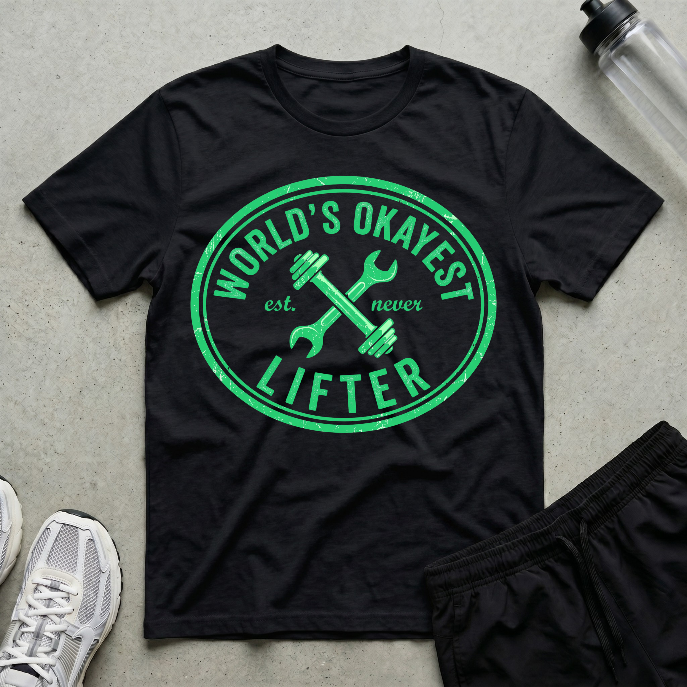 Worlds Okayest Lifter T-Shirt