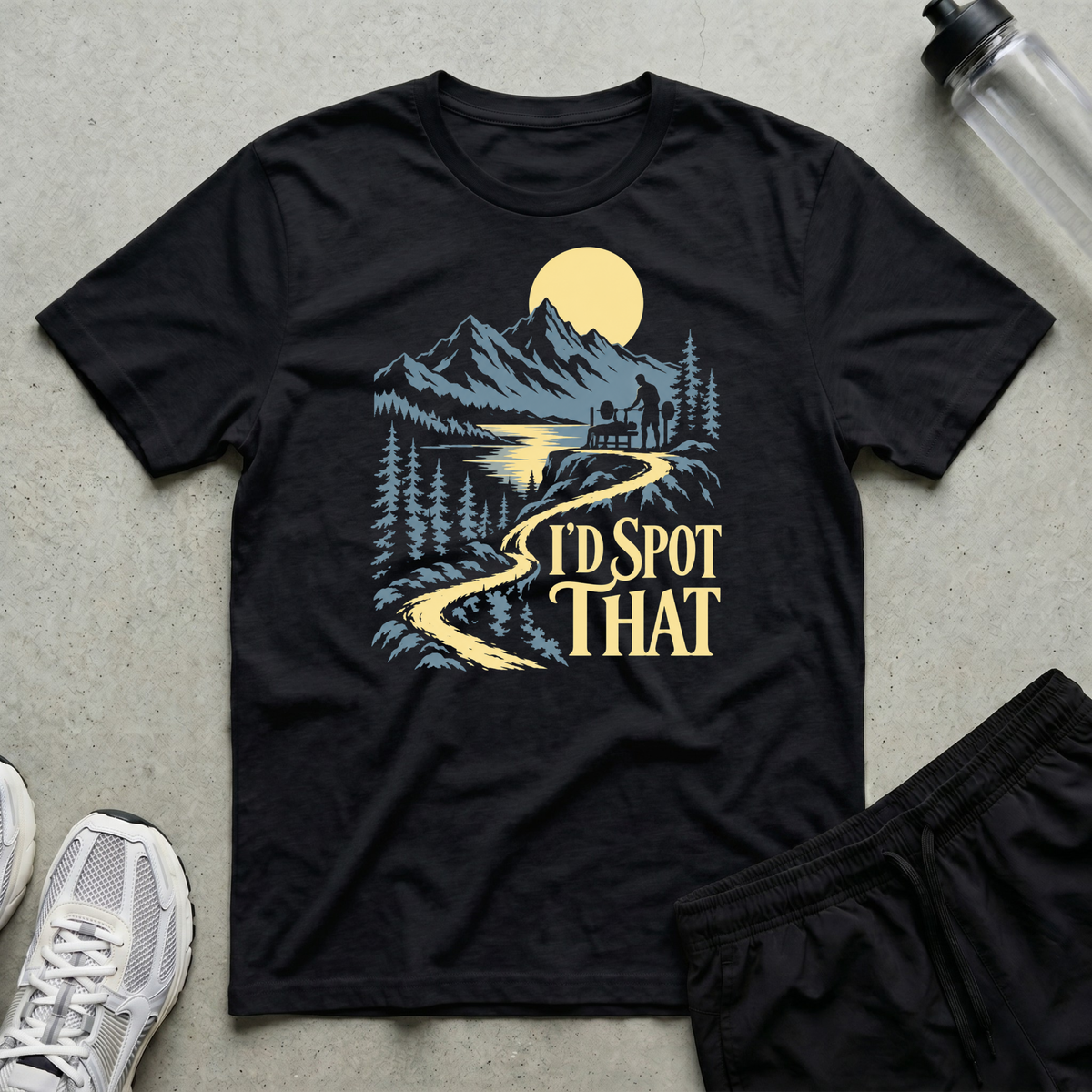 I'd Spot That T-Shirt - Black