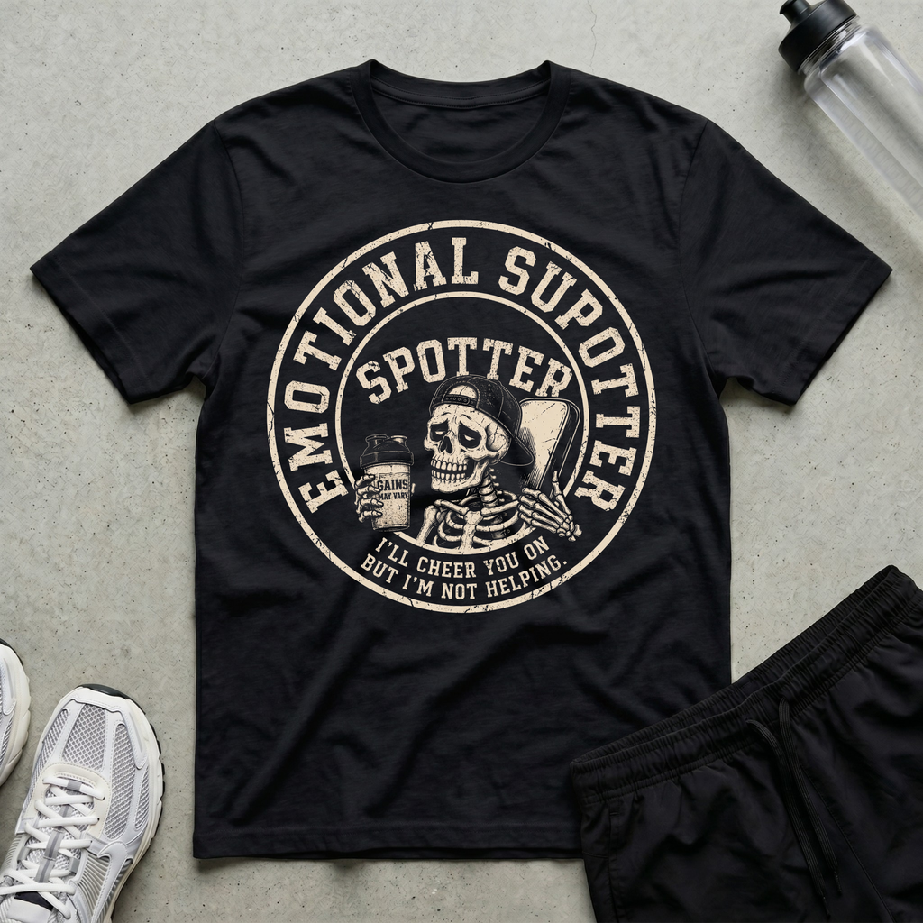 Emotional Support Spotter Bench T-Shirt