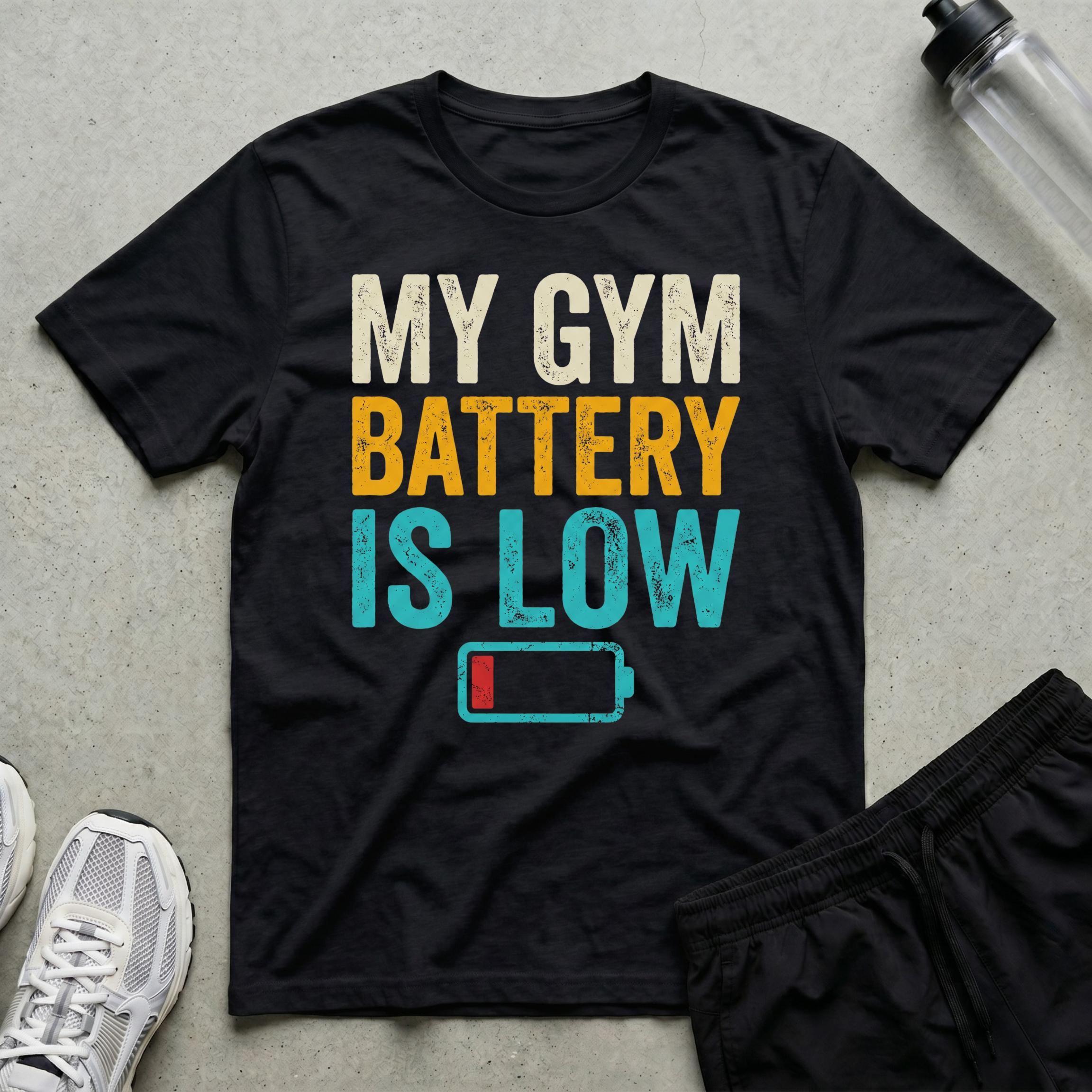 Gym Battery Low T-Shirt