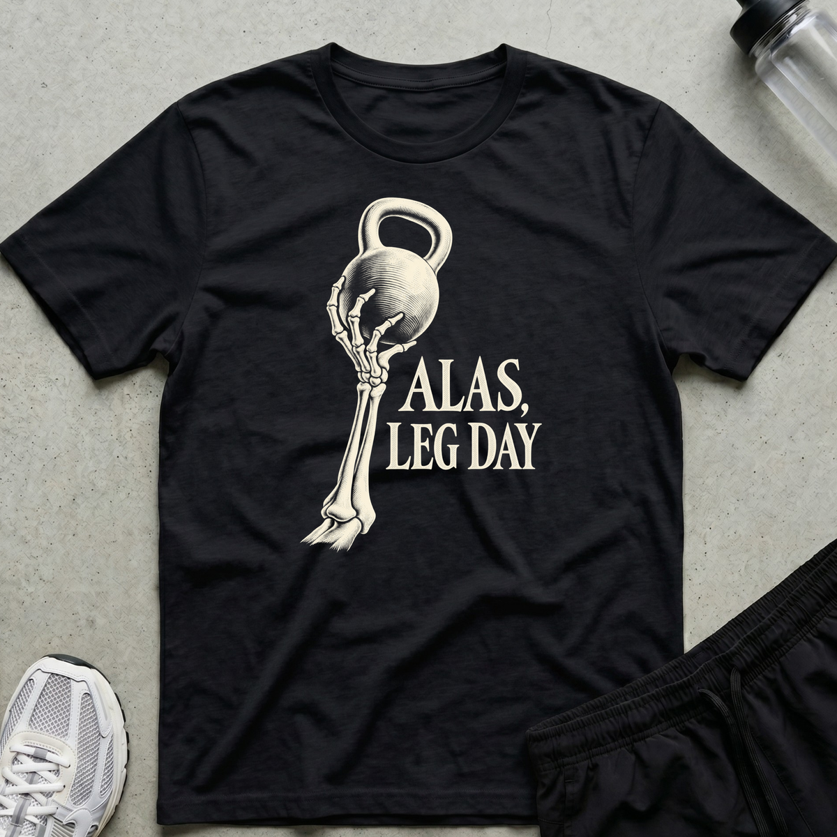 Alas Leg Day T-Shirt - Black