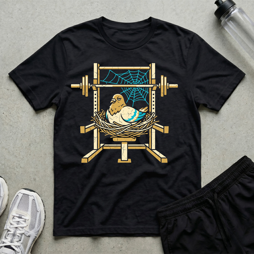 Squat Rack Pigeon T-Shirt