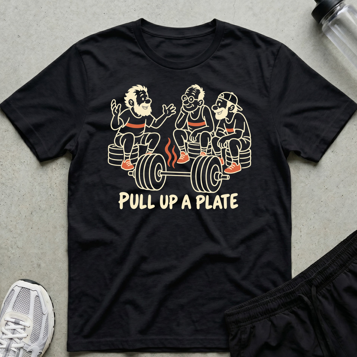 Barbell Campfire T-Shirt - Black