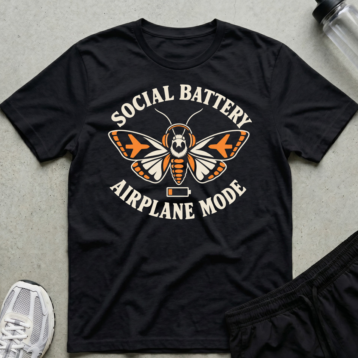 Airplane Mode T-Shirt - Black