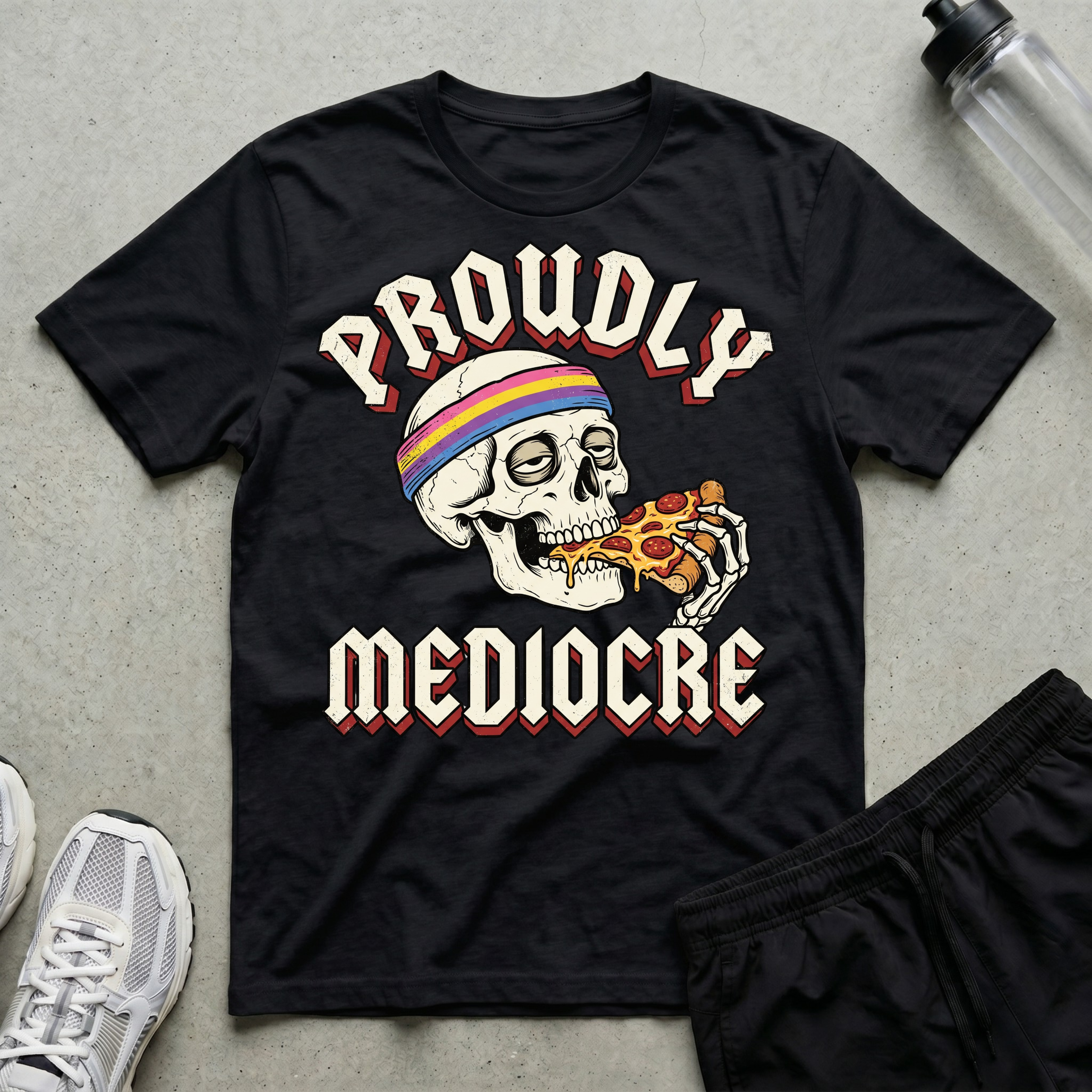 Proudly Mediocre Pizza T-Shirt