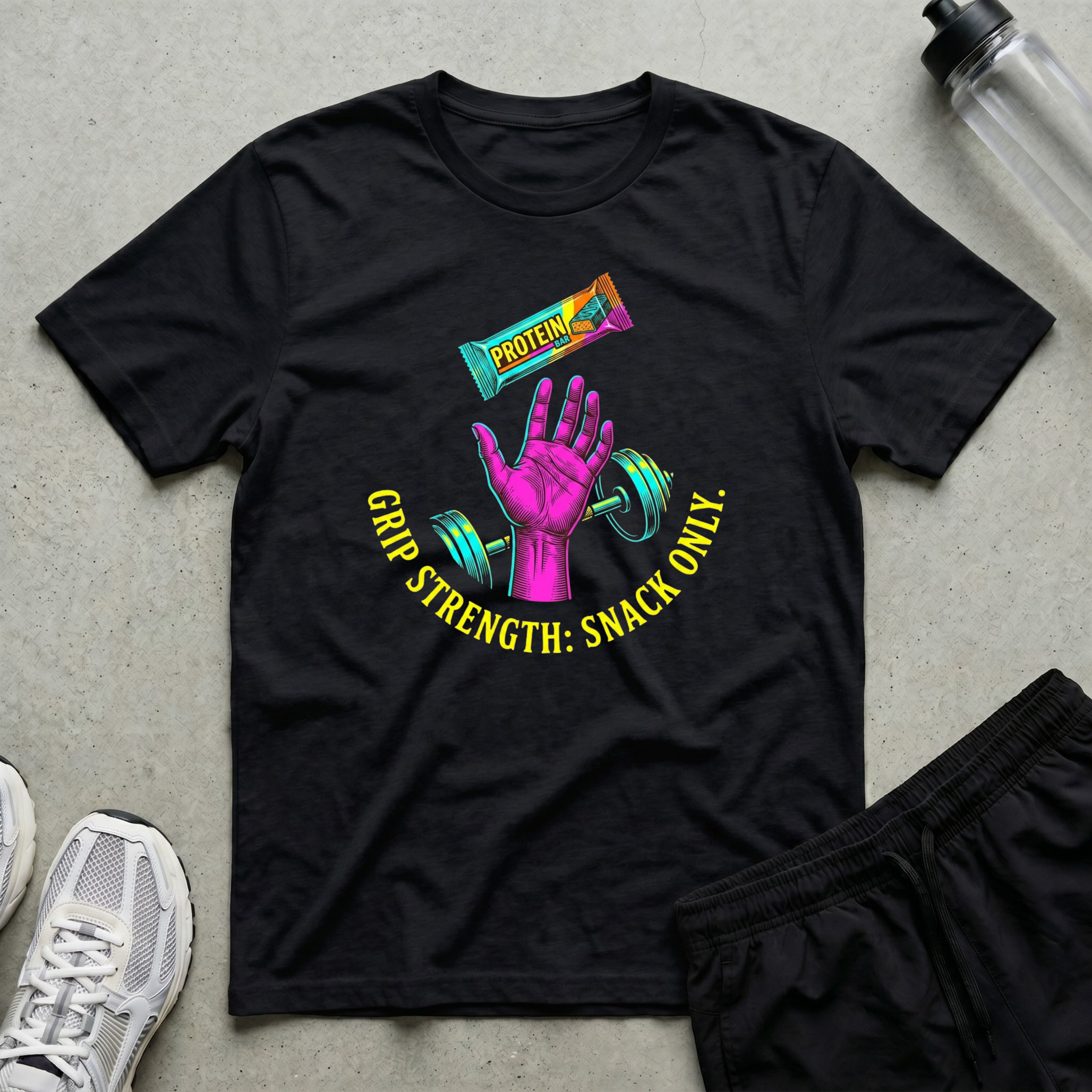 Hand Reaches Protein Bar T-Shirt