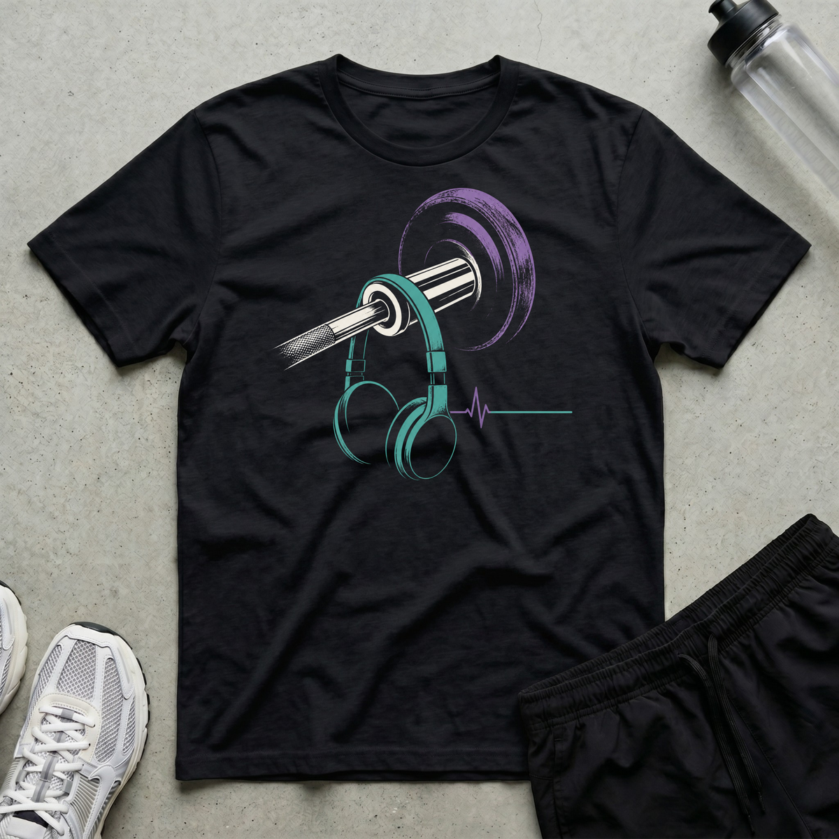 Headphones On Bar T-Shirt
