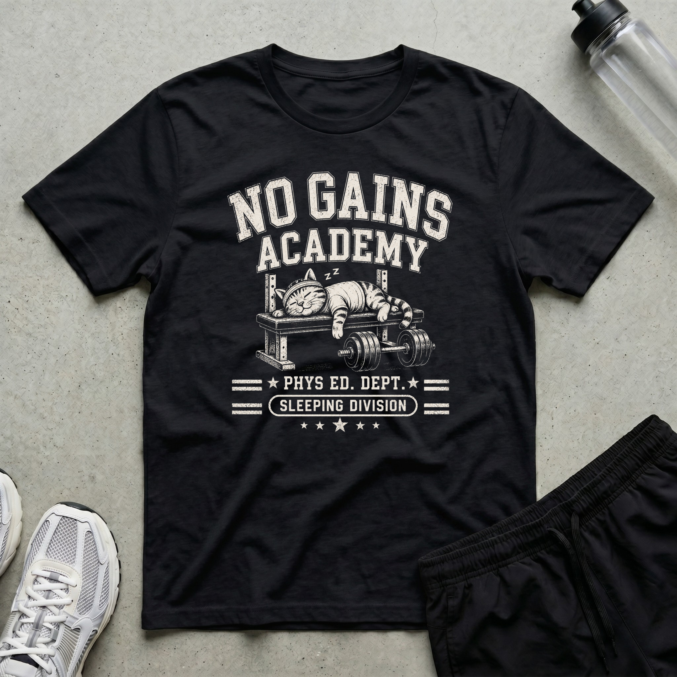 No Gains Academy T-Shirt