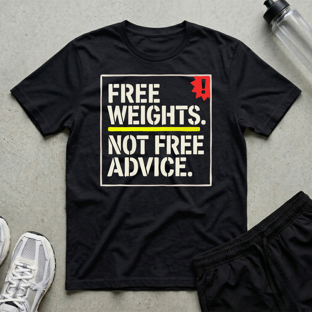 Free Weights Advice T-Shirt