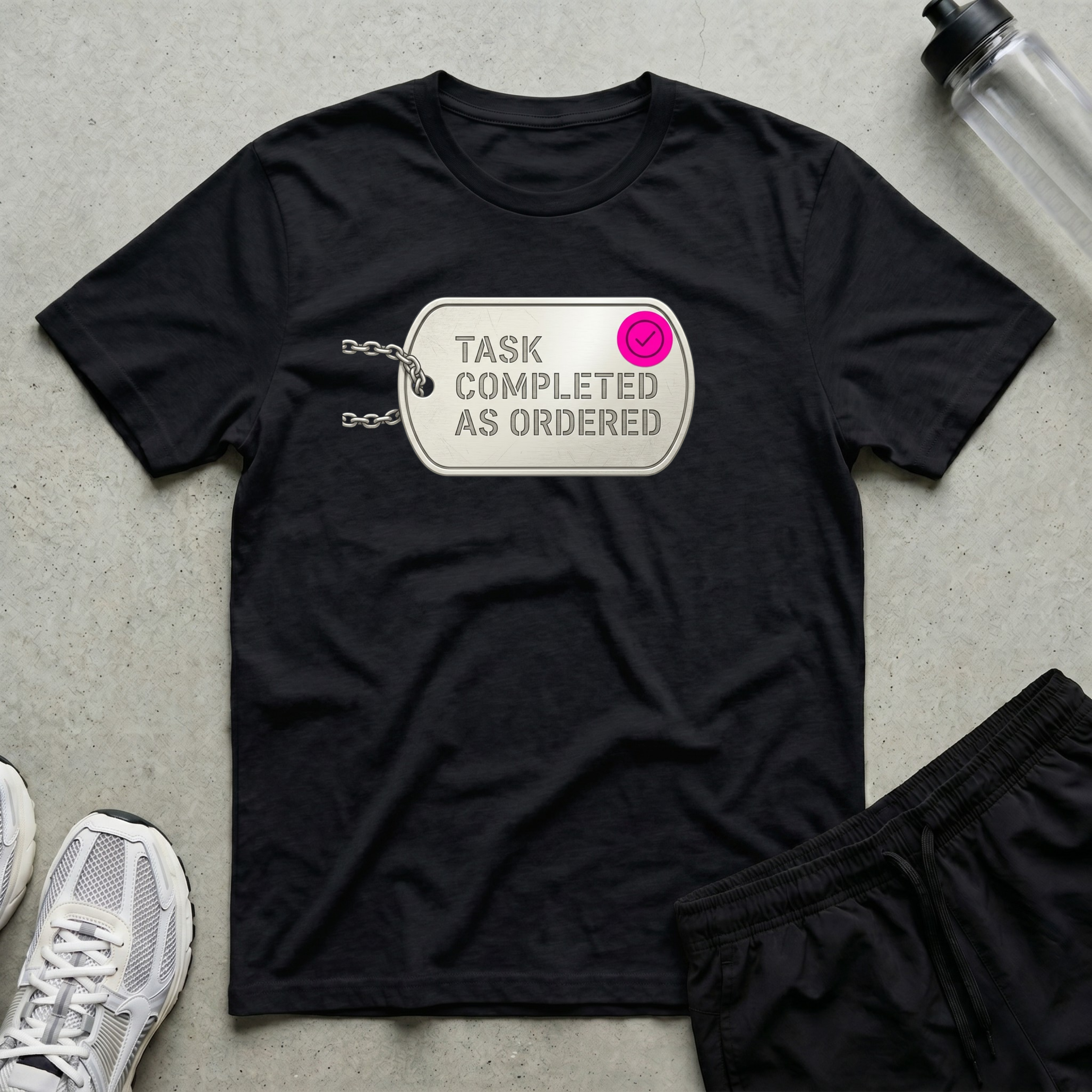 Task Completed Ordered T-Shirt