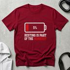 Resting is part of the workout