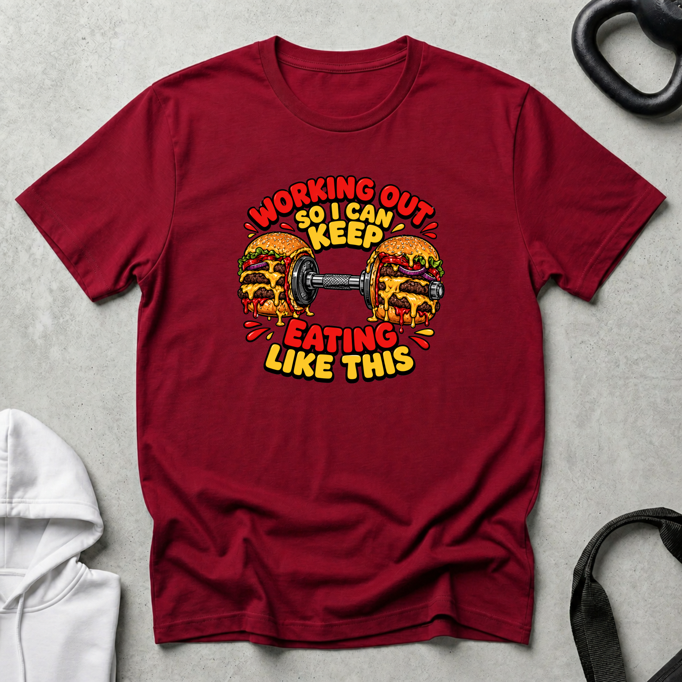 Working out burger