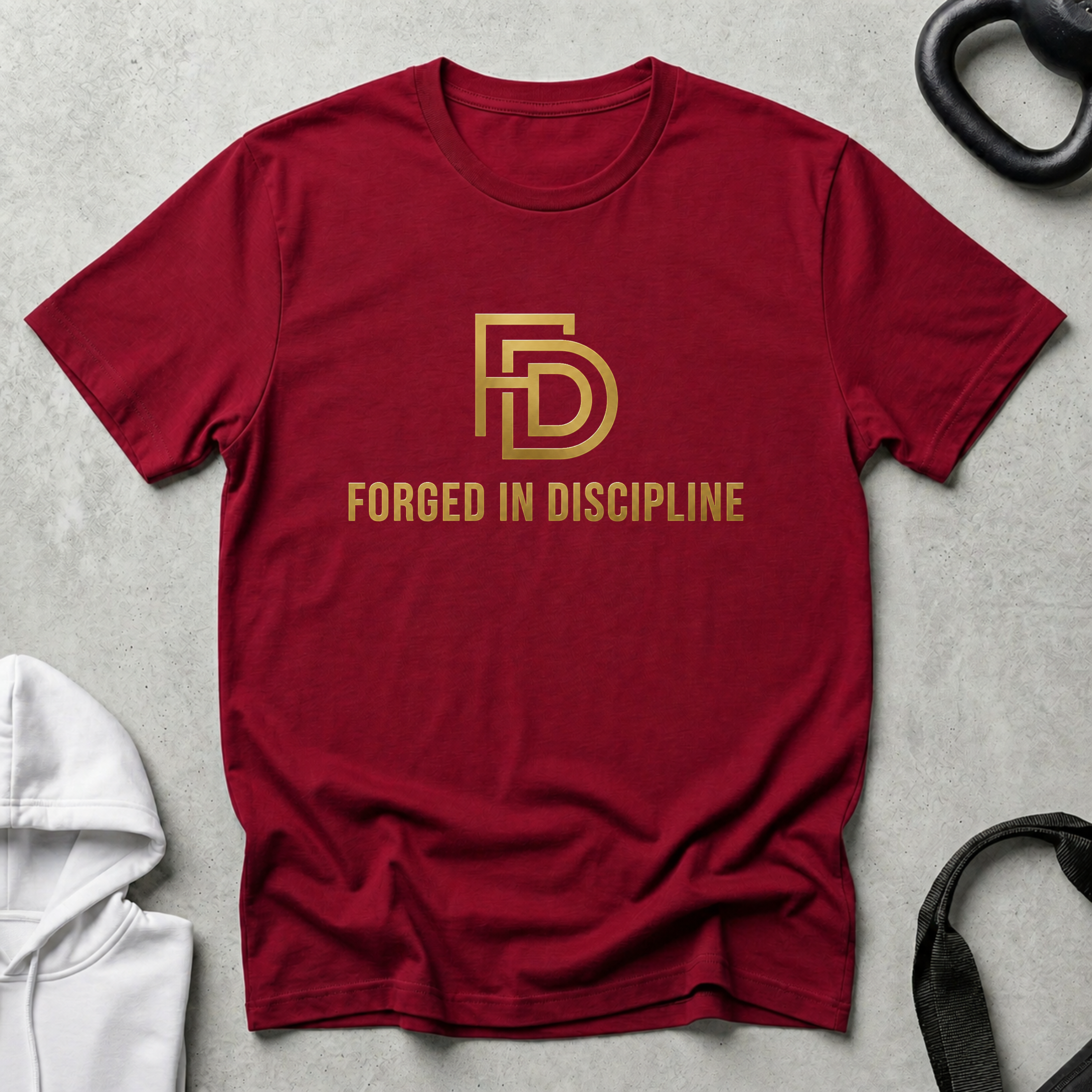 Forged in Discipline line art