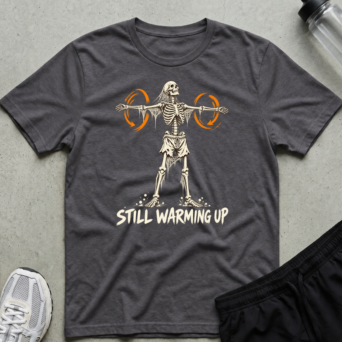 Still Warming Up T-Shirt - Charcoal
