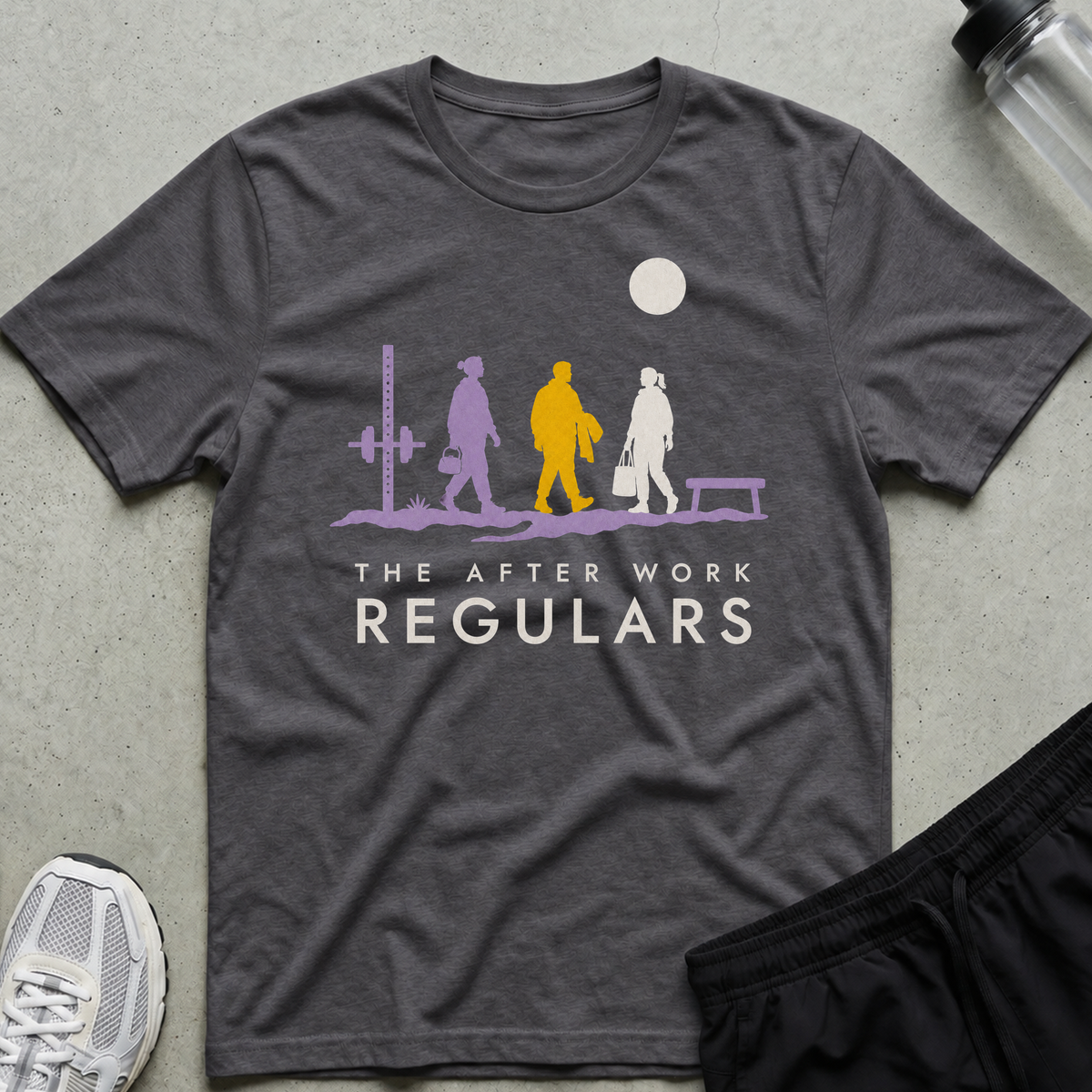 After Work Regulars T-Shirt - Charcoal