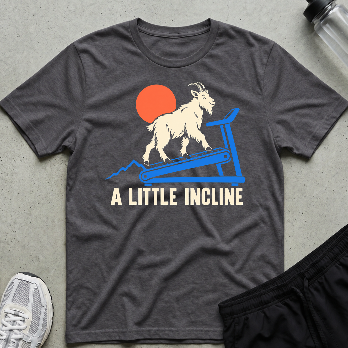 A Little Incline T-Shirt - Charcoal