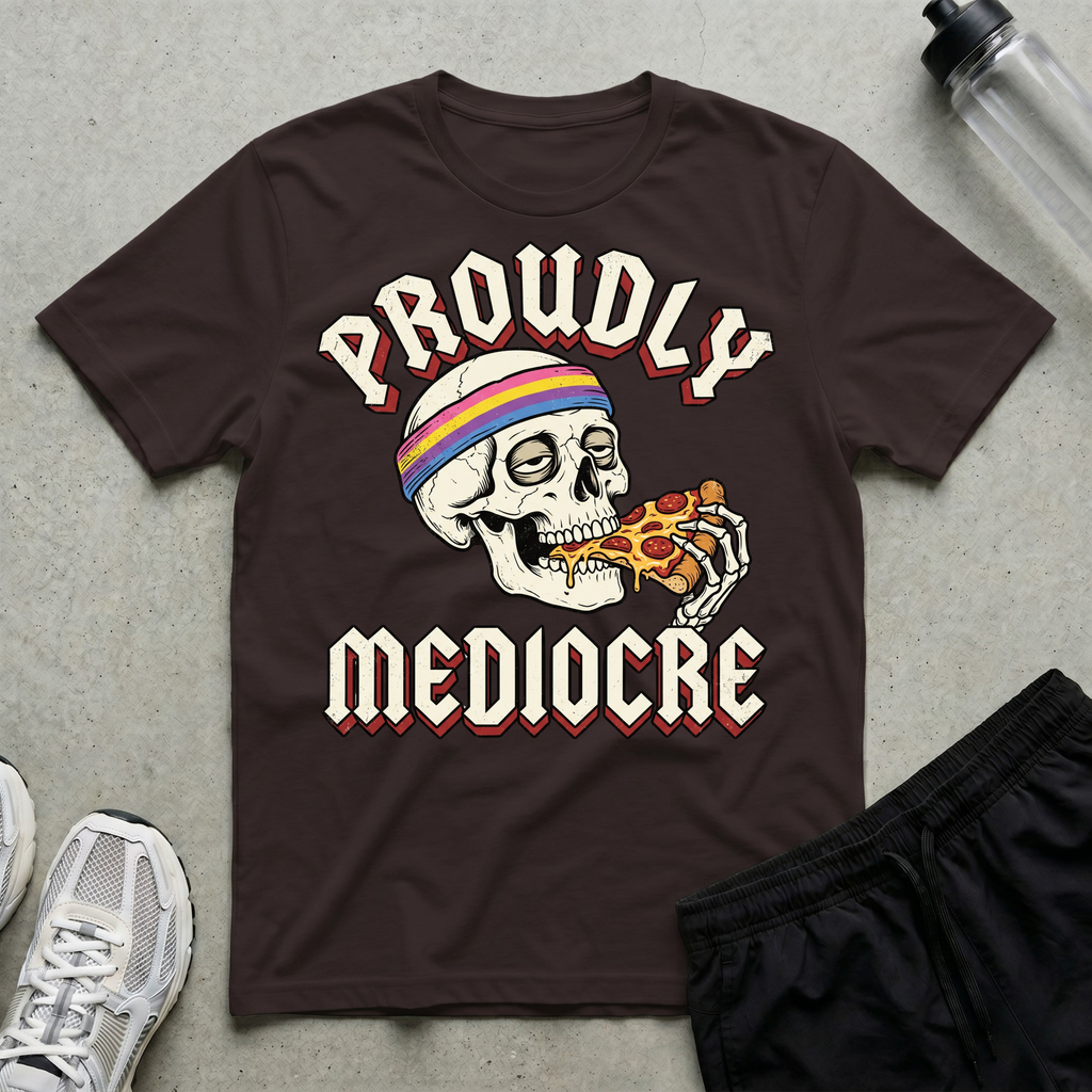 Proudly Mediocre Pizza T-Shirt