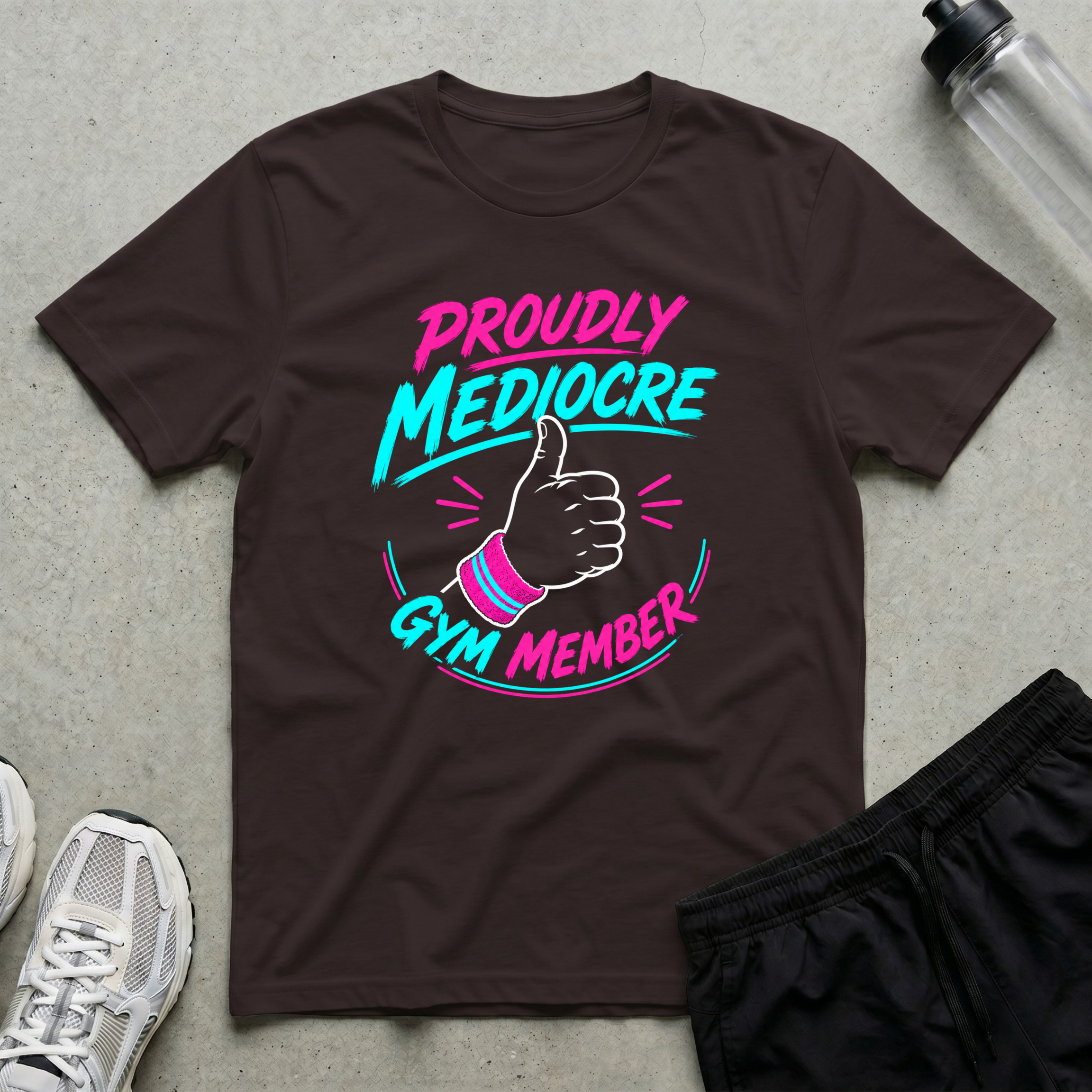 Proudly Mediocre Gym Member T-Shirt