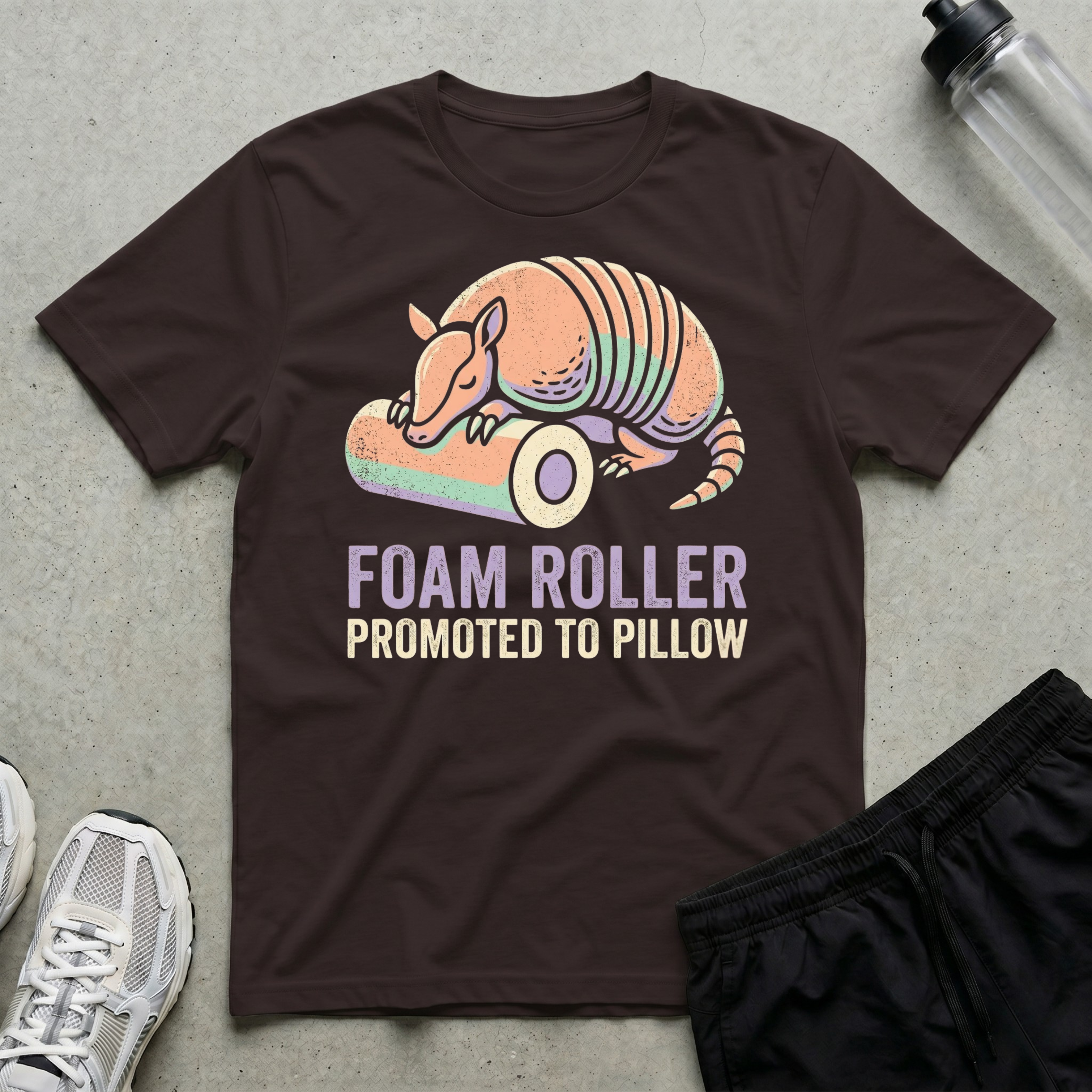 Foam Roller Pillow T-Shirt