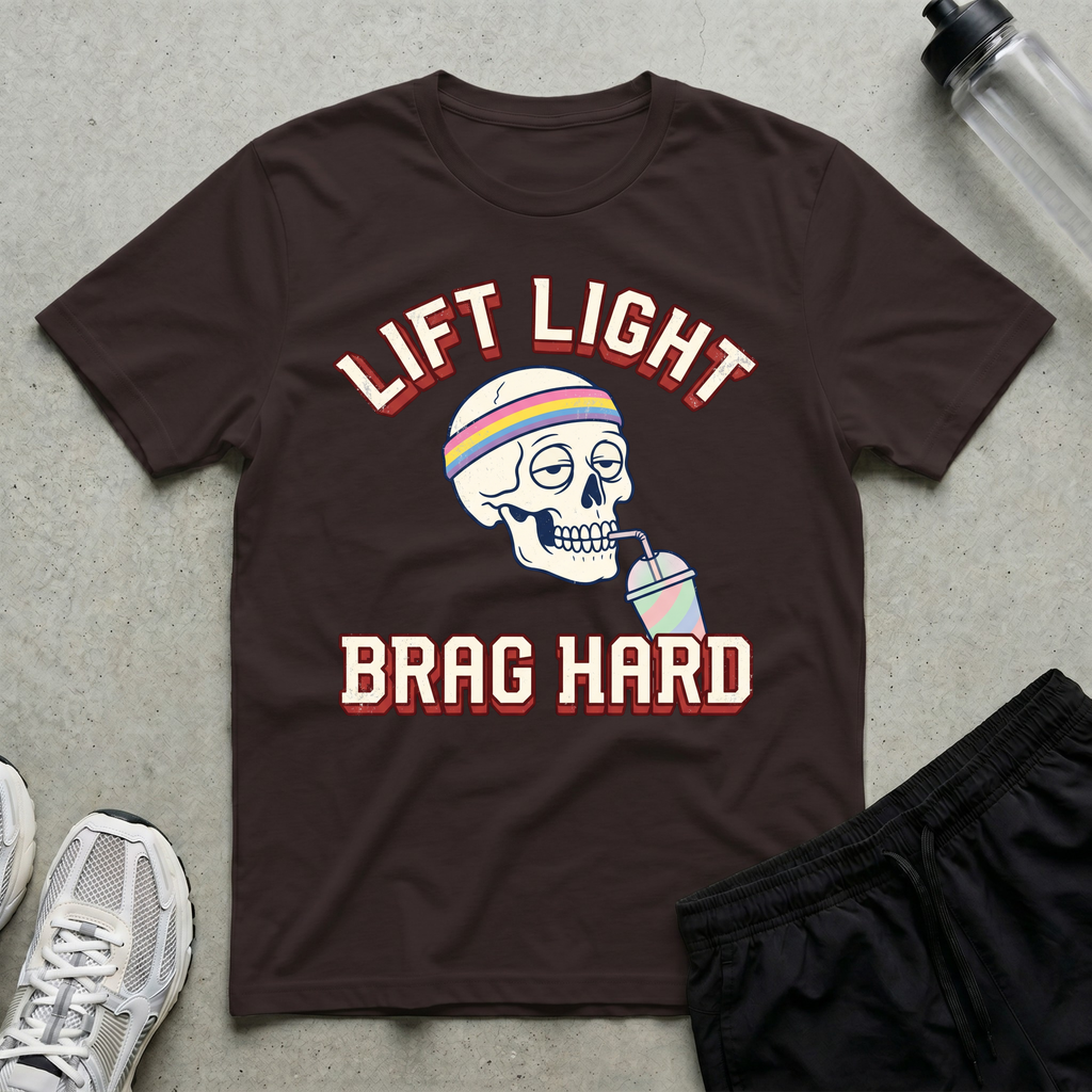 Lift Light Brag Hard Skull T-Shirt