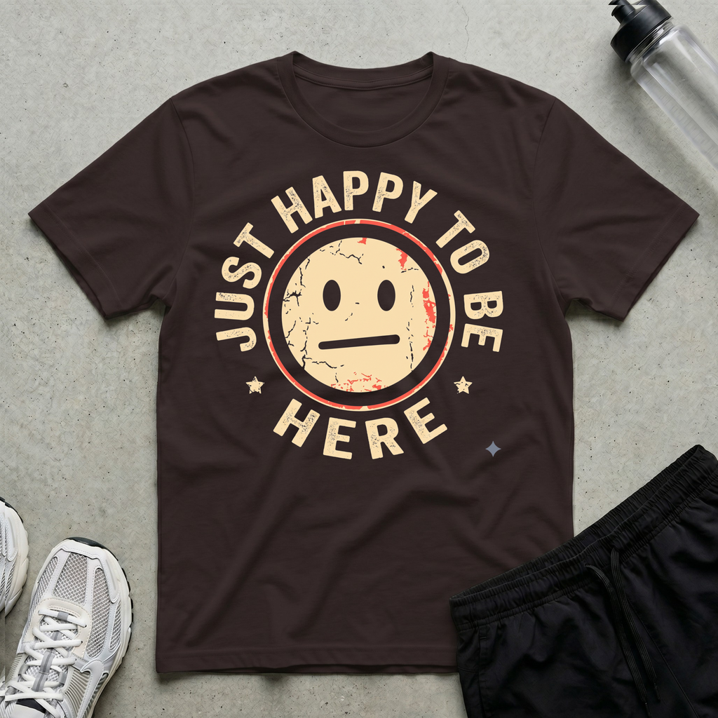 Just Happy Here T-Shirt